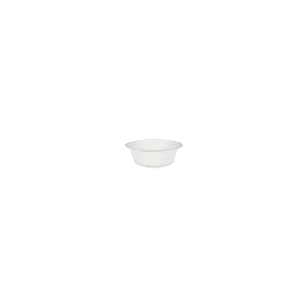 Bio Suppenteller Salatschalen Schale rund Zuckerrohr 500ml O15.5 x 5.5cm 50 Stk.