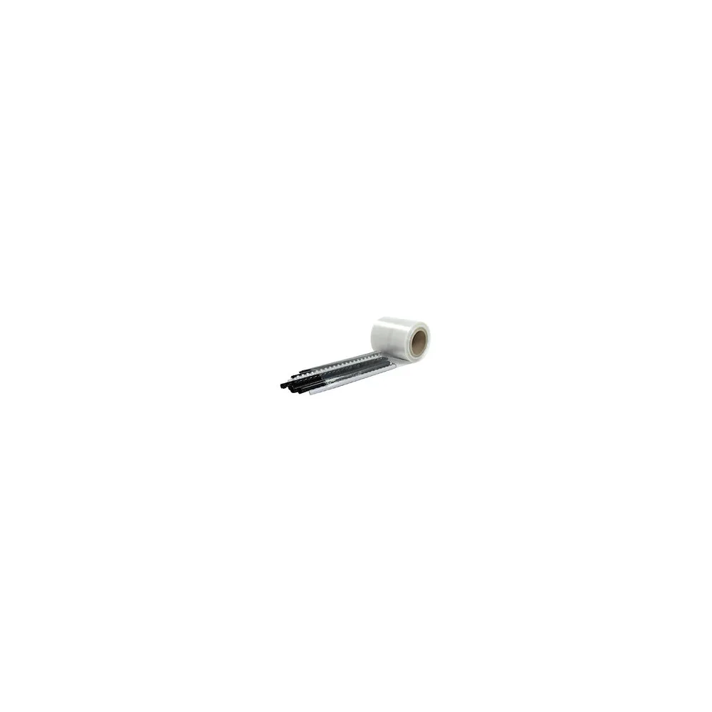 Schlauchfolie 350mm breit, 200my extra stark, transparent, LDPE, 400 lfm.