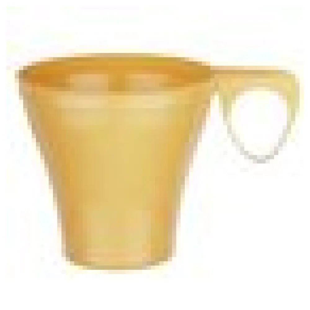 Premium Espressotasse Henkeltasse Kaffeetasse 8cl | 80ml beige PS, 40 Stk. – Bild 4