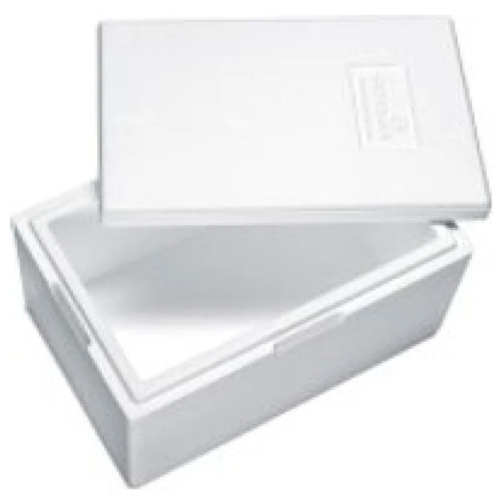 Isolierboxen mit Deckel aus Styropor rEPS, 580 x 380 x 285 mm, 30,6 Liter – Bild 3