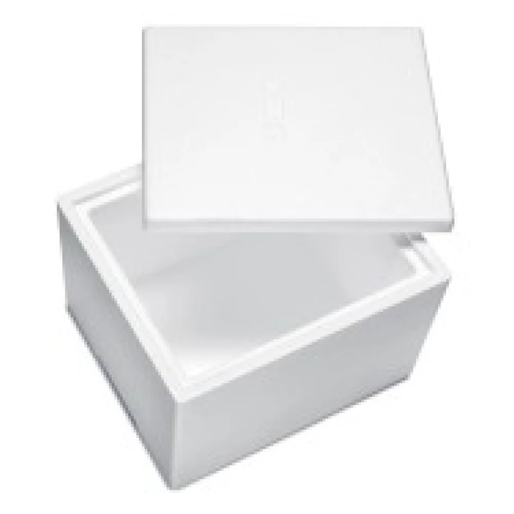 Isolierboxen mit Deckel aus Styropor EPS, 480 x 415 x 350 mm, 35 Liter