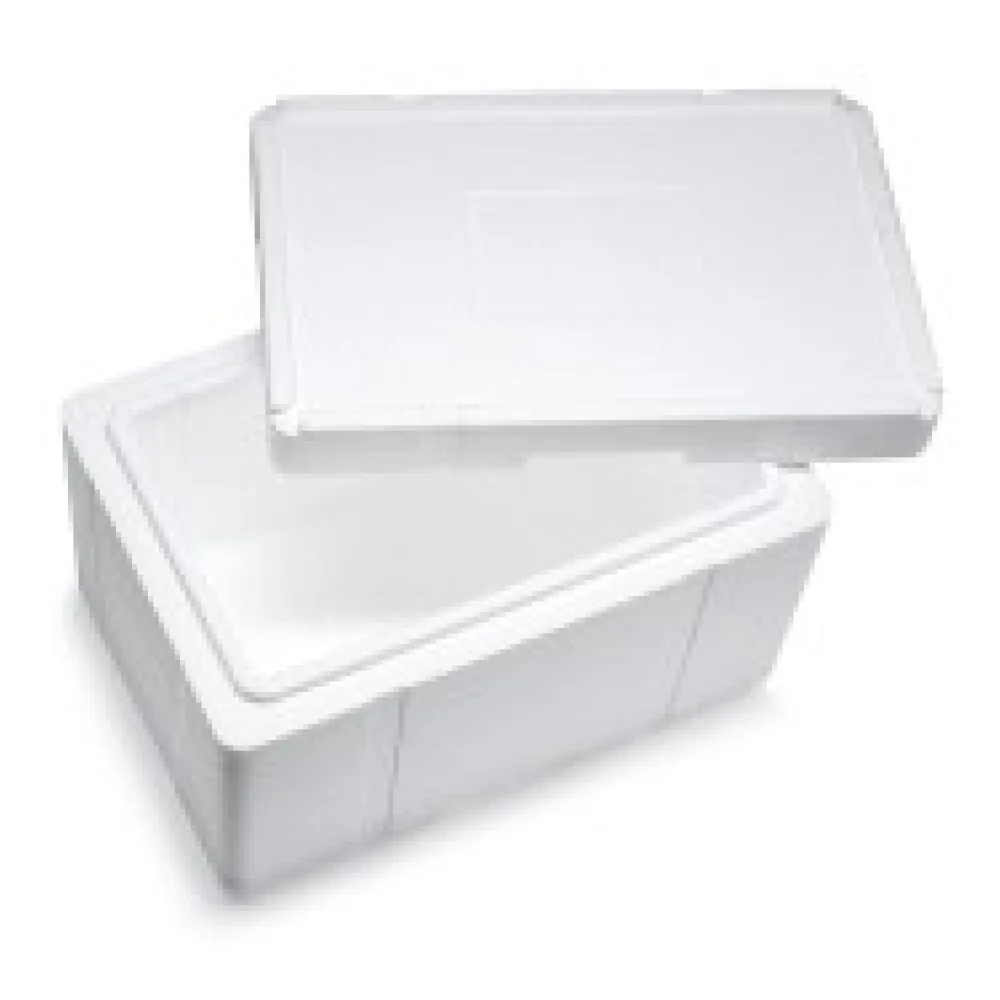 Isolierboxen mit Deckel aus Styropor EPS, 596 x 396 x 363 mm, 37,5 Liter