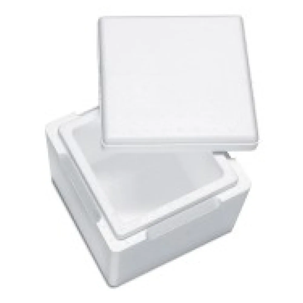 Isolierboxen mit Deckel aus Styropor EPS, 225 x 225 x 195 mm, 3,5 Liter