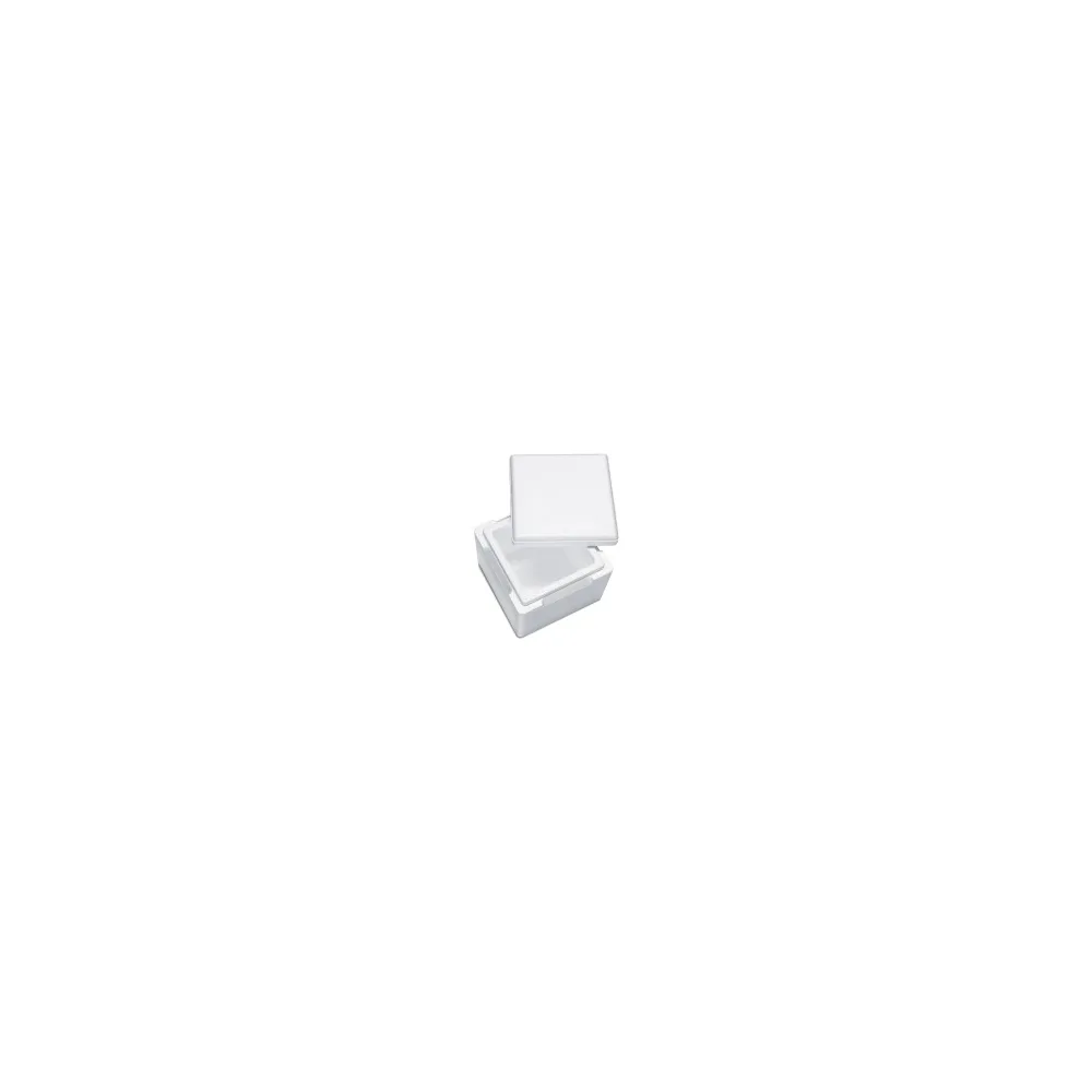 Isolierboxen mit Deckel aus Styropor EPS, 225 x 225 x 195 mm, 3,5 Liter