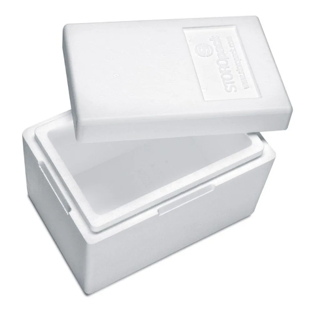 Isolierboxen mit Deckel aus Styropor rEPS, 330 x 225 x 225 mm, 7,3 Liter – Bild 2