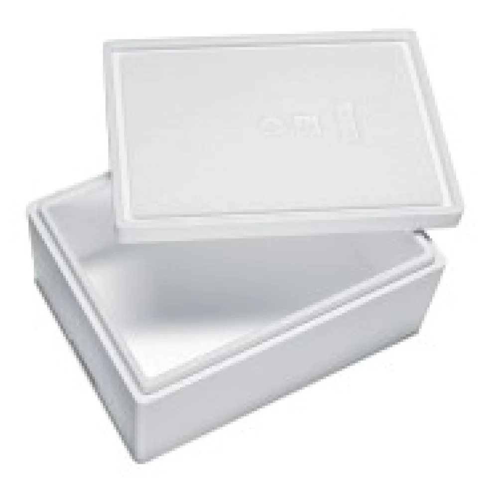 Isolierboxen mit Deckel aus Styropor EPS, 385 x 285 x 174 mm, 10,5 Liter