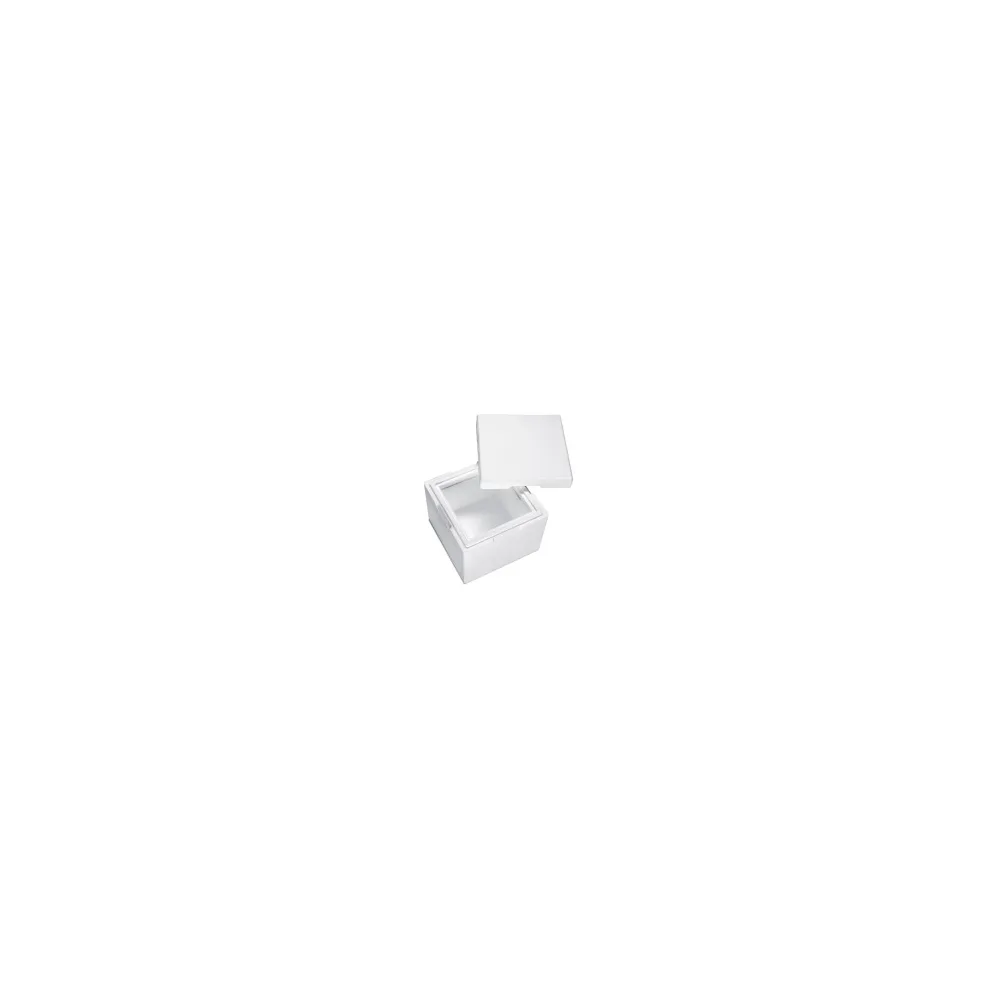 Isolierboxen mit Deckel aus Styropor rEPS, 350 x 350 x 300 mm, 12,5 Liter