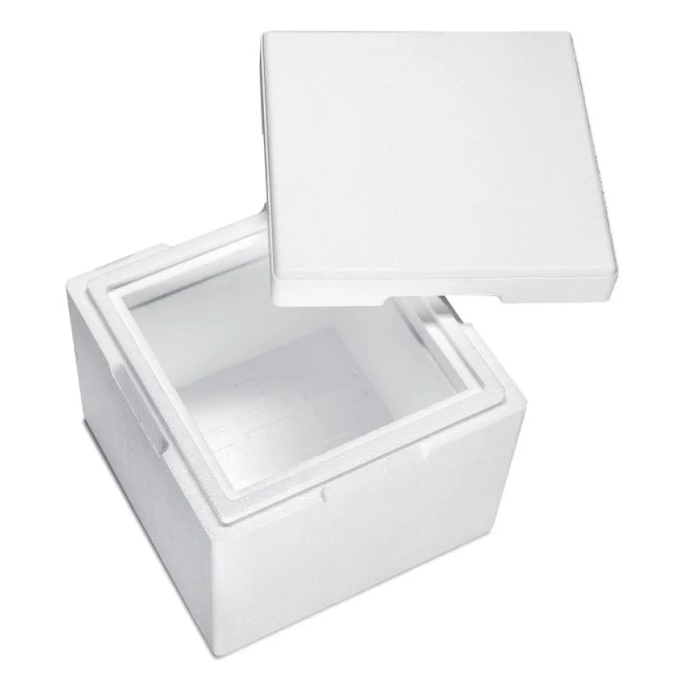 Isolierboxen mit Deckel aus Styropor rEPS, 350 x 350 x 300 mm, 12,5 Liter – Bild 2