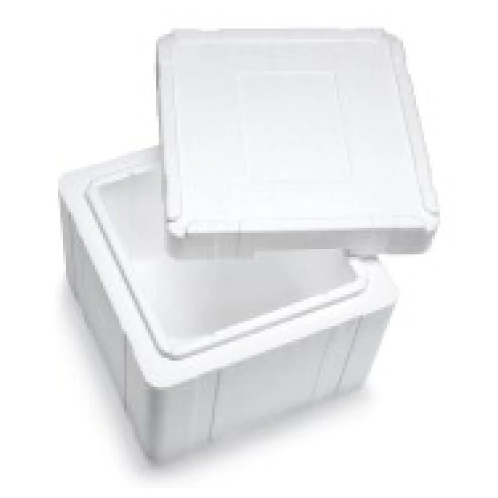 Isolierboxen mit Deckel aus Styropor EPS, 390x 390 x 329 mm, 18,8 Liter