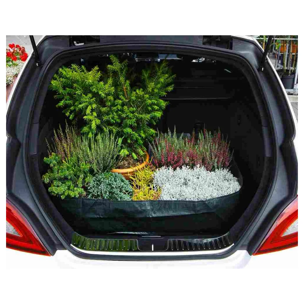 Kofferraumtasche Schutztasche Pflanzenmatte 90 x 60 x 20 cm PE Gewebe 160 gr – Bild 2