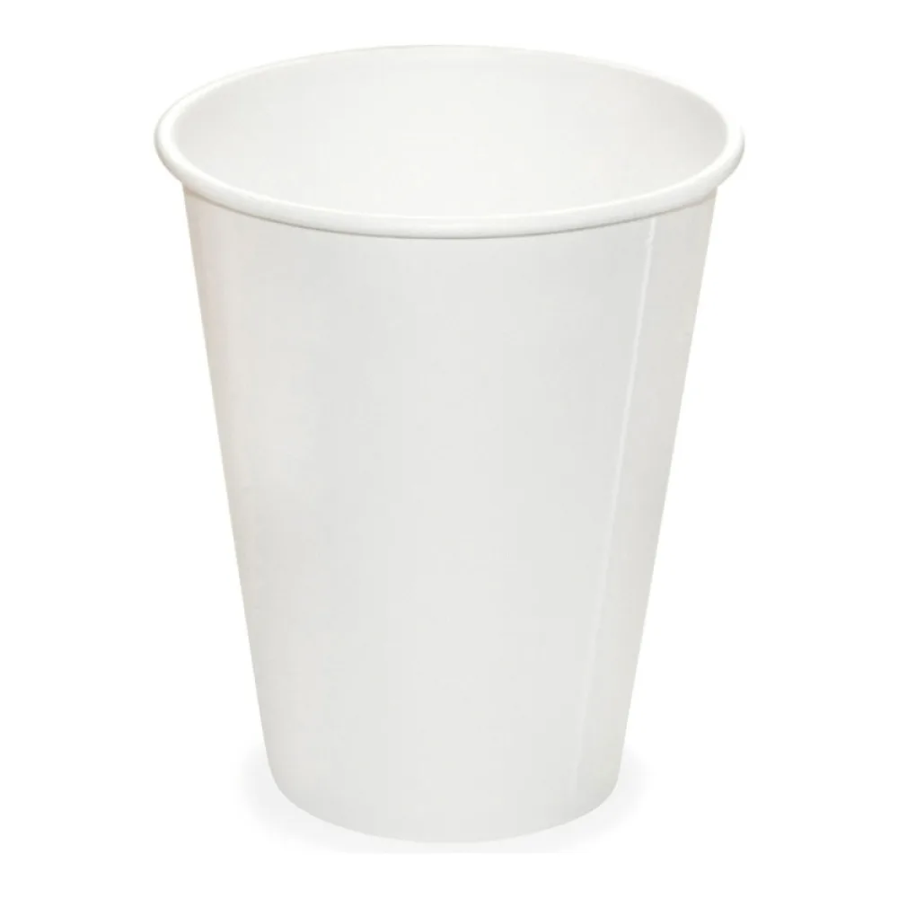 Heiß- und Kaltgetränkebecher Pappbecher weiß 350ml 420ml, O 90mm, 50 Stk. – Bild 2