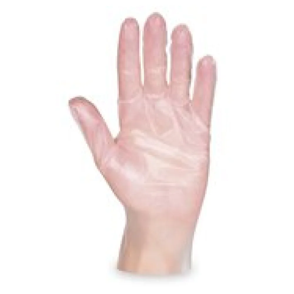 Einweghandschuhe transparent aus TPE ungepudert Latexfrei Gr. M, 200 Stk.