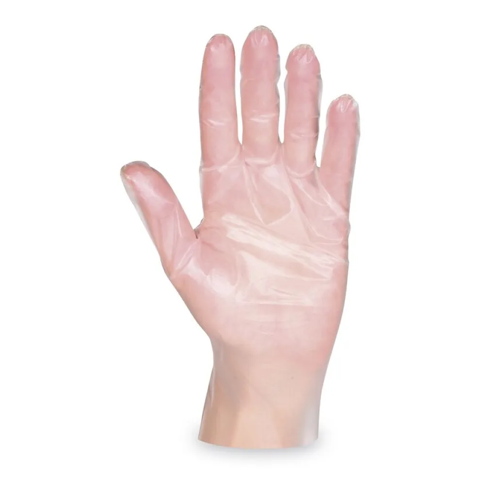 Einweghandschuhe transparent aus TPE ungepudert Latexfrei Gr. L, 200 Stk. – Bild 2