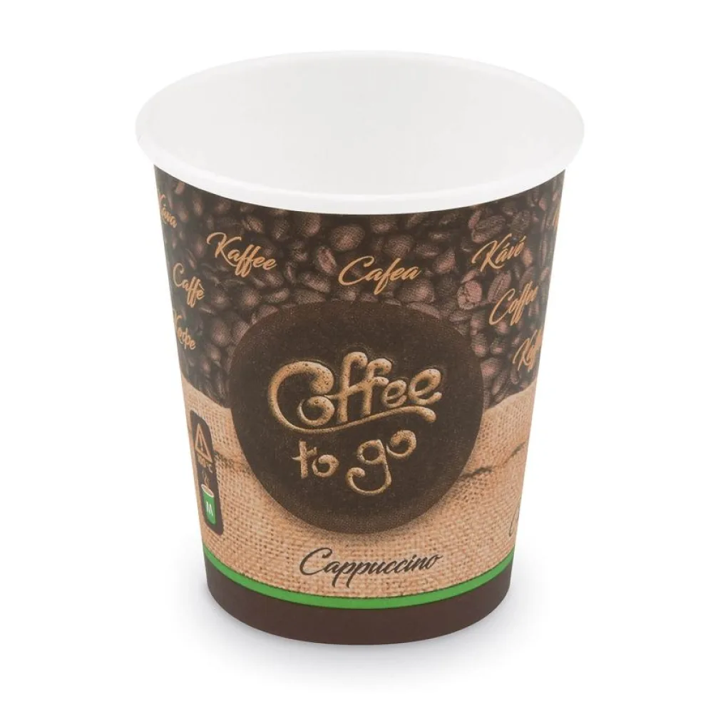 Kaffeebecher M 'Coffee To Go' Cappuccino Caffe Lungo 200ml 280ml, 50 Stk. – Bild 2