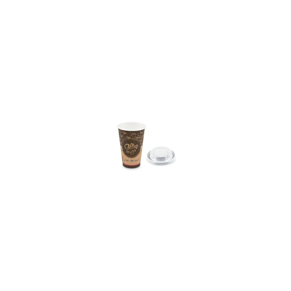 Kaffeebecher XL 'Coffee To Go' Latte Macch mit Trinkdeckel 400ml 510ml 100 Stk.