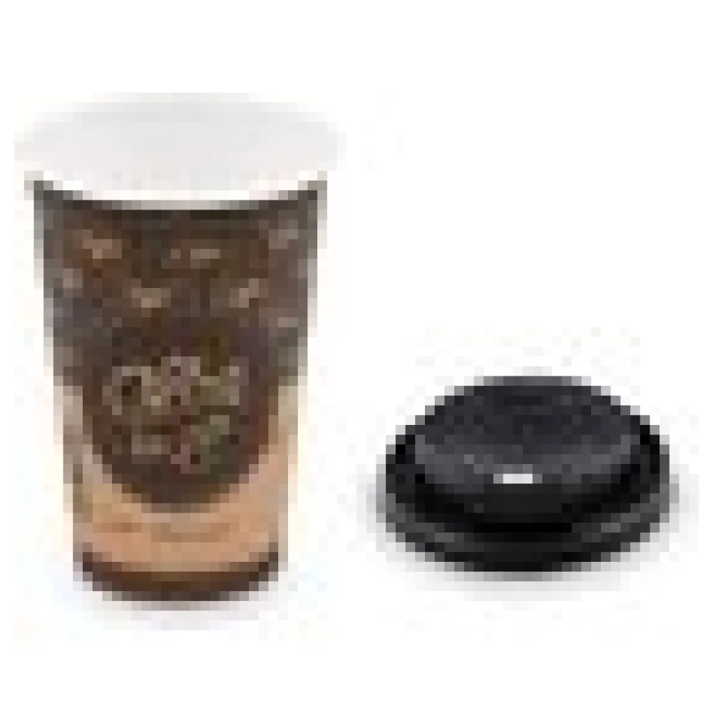 Kaffeebecher L 'Melange To Go' mit Trinkdeckel schwarz 250 ml, 330 ml, 100 Stk. – Bild 4