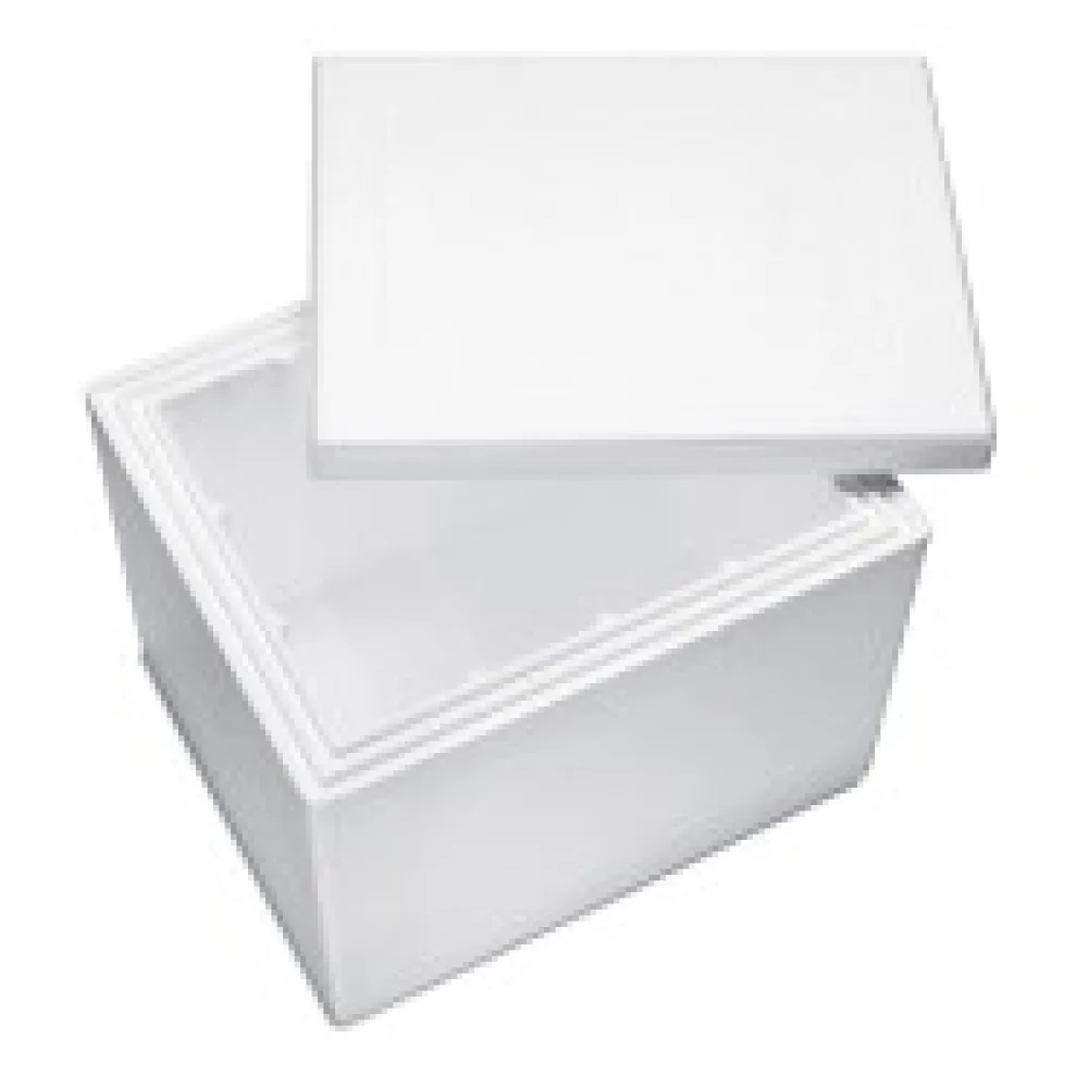Isolierboxen mit Deckel aus Styropor EPS, 600 x 485 x 490 mm, 75 Liter