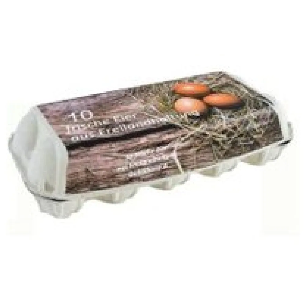 Eierverpackungen für 10 Eier Freilandhaltung, weiß, 154 Stk., für S, M, L – Bild 3