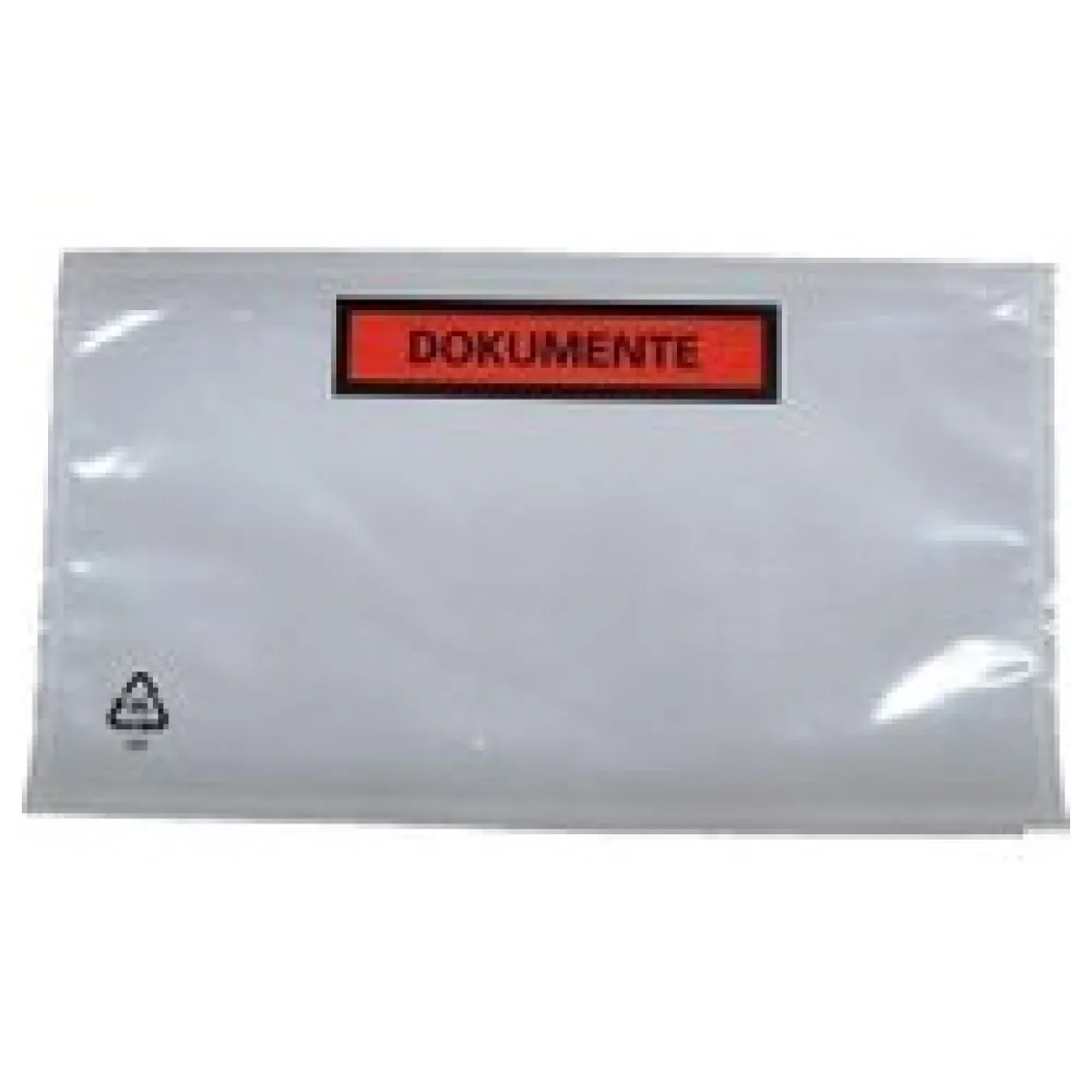 Dokumententaschen Begleitscheintaschen *Dokumente* DIN Lang 235x130mm, 1000 Stk. – Bild 3