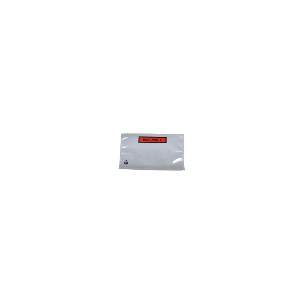 Dokumententaschen Begleitscheintaschen *Dokumente* DIN Lang 235x130mm, 1000 Stk.