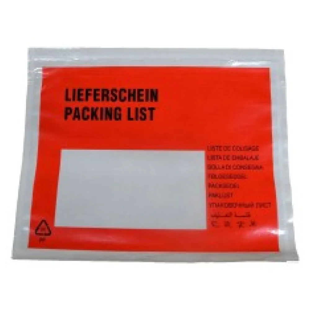 Dokumententaschen Begleitscheintaschen *Lieferschein* C5 235x175mm, 1000 Stk.