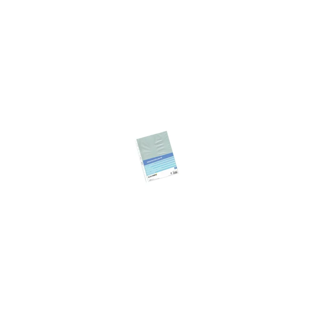 Prospekthüllen A4, Business, oben offen, transparent/genarbt, 50my, 100 Stk.