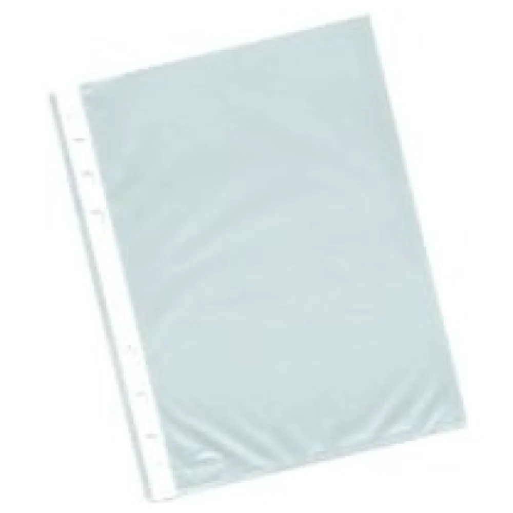 Prospekthüllen A5, Business, oben offen, transparent/genarbt, 60 my, 100 Stk. – Bild 3
