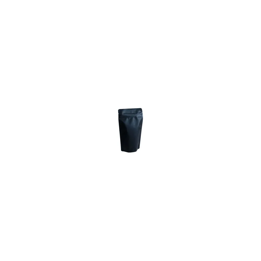 Standbodenbeutel PET schwarz matt, 130 x 225 x 70mm, 500ml, 500 Stk.
