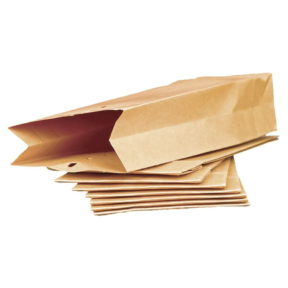 Musterbeutel Faltentaschen M 275x110x50mm | Kraftpapier 120gr. mit Lochung – Bild 2