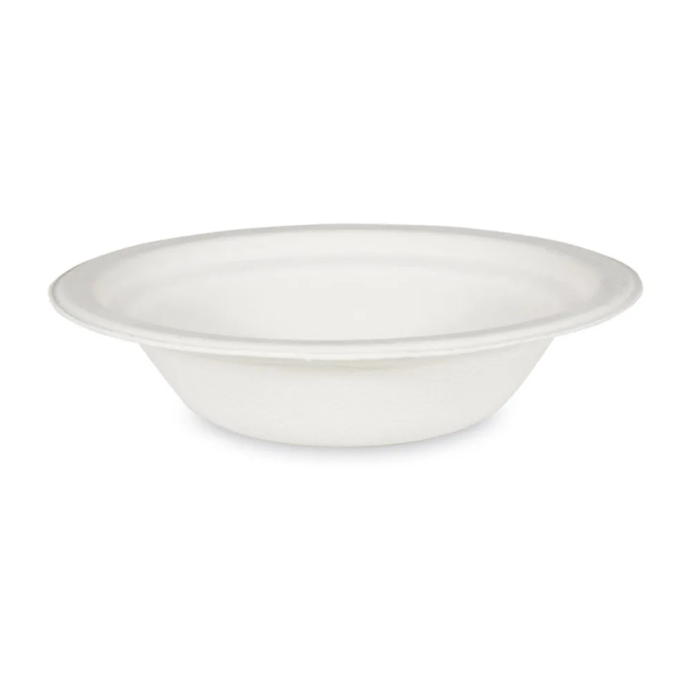 Bio Suppenteller Salatschalen Schale rund Zuckerrohr 300ml O15 x 4.5cm, 50 Stk. – Bild 2