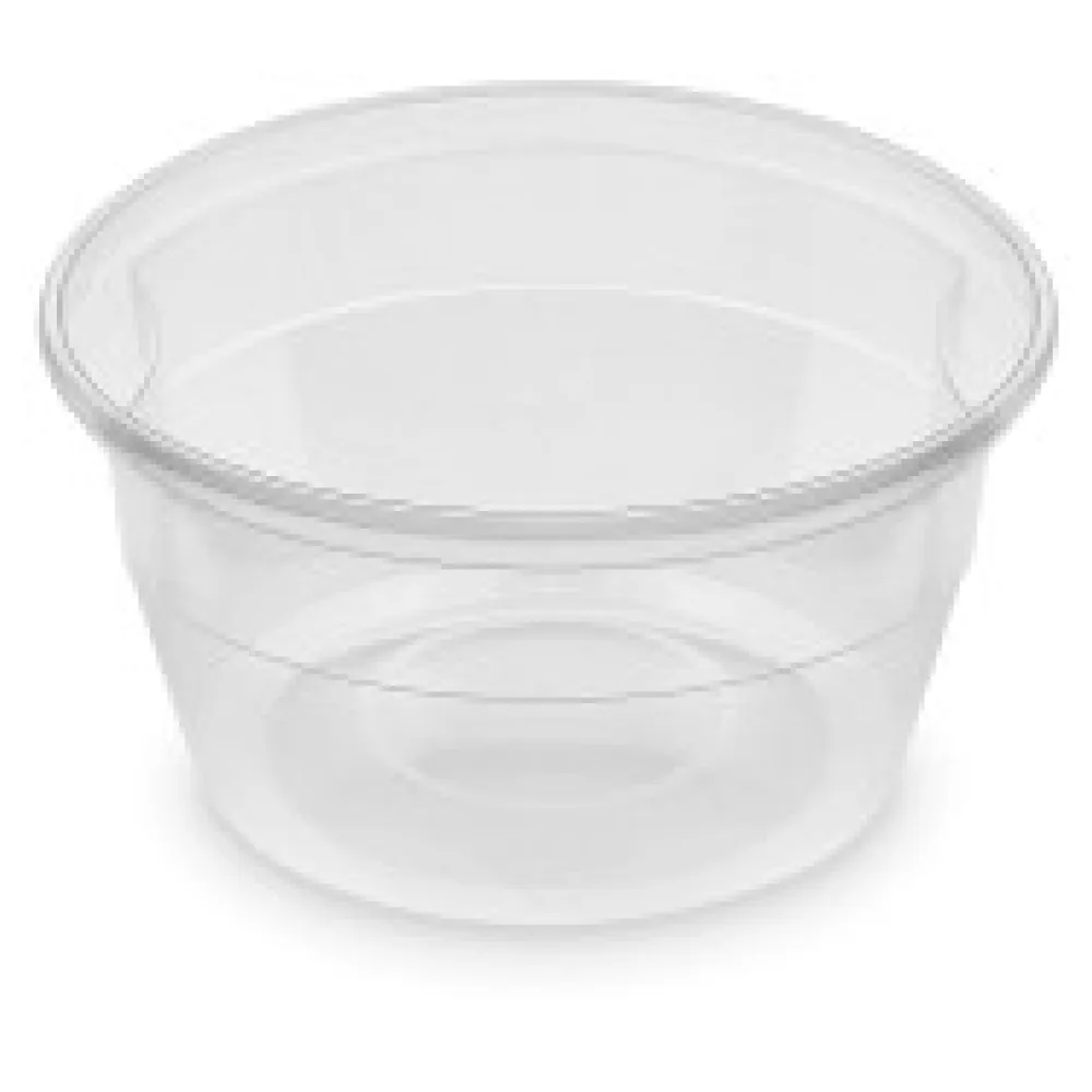 Suppenbecher 500 ml PP klar, siegelbar O 12,7 x 6,6 cm, 50 Stk.