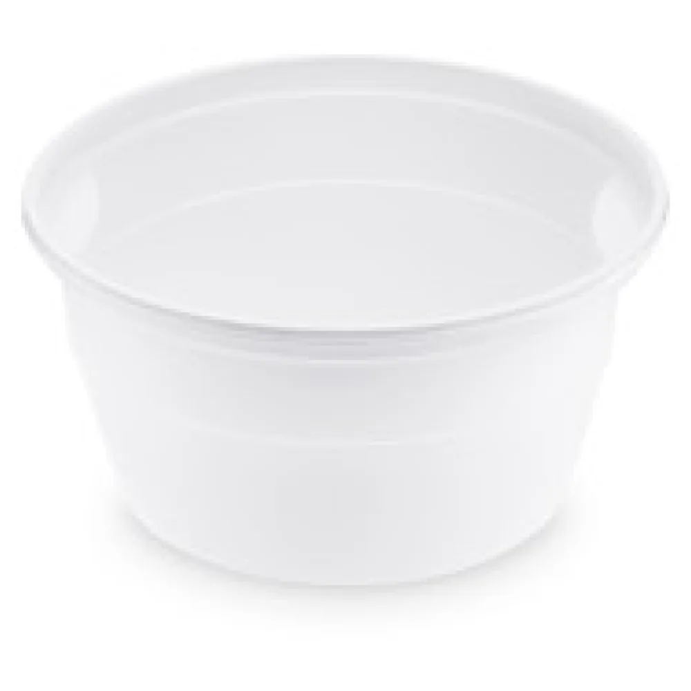 Suppenbecher 500 ml PP weiß, siegelbar O 12,7 x 6,6 cm, 50 Stk.