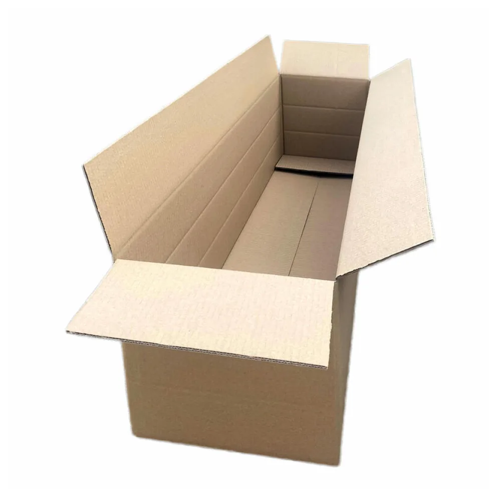 Faltkarton 1200x300x(100)-300mm mit variabler Höhe 2-wellig braun – Bild 2