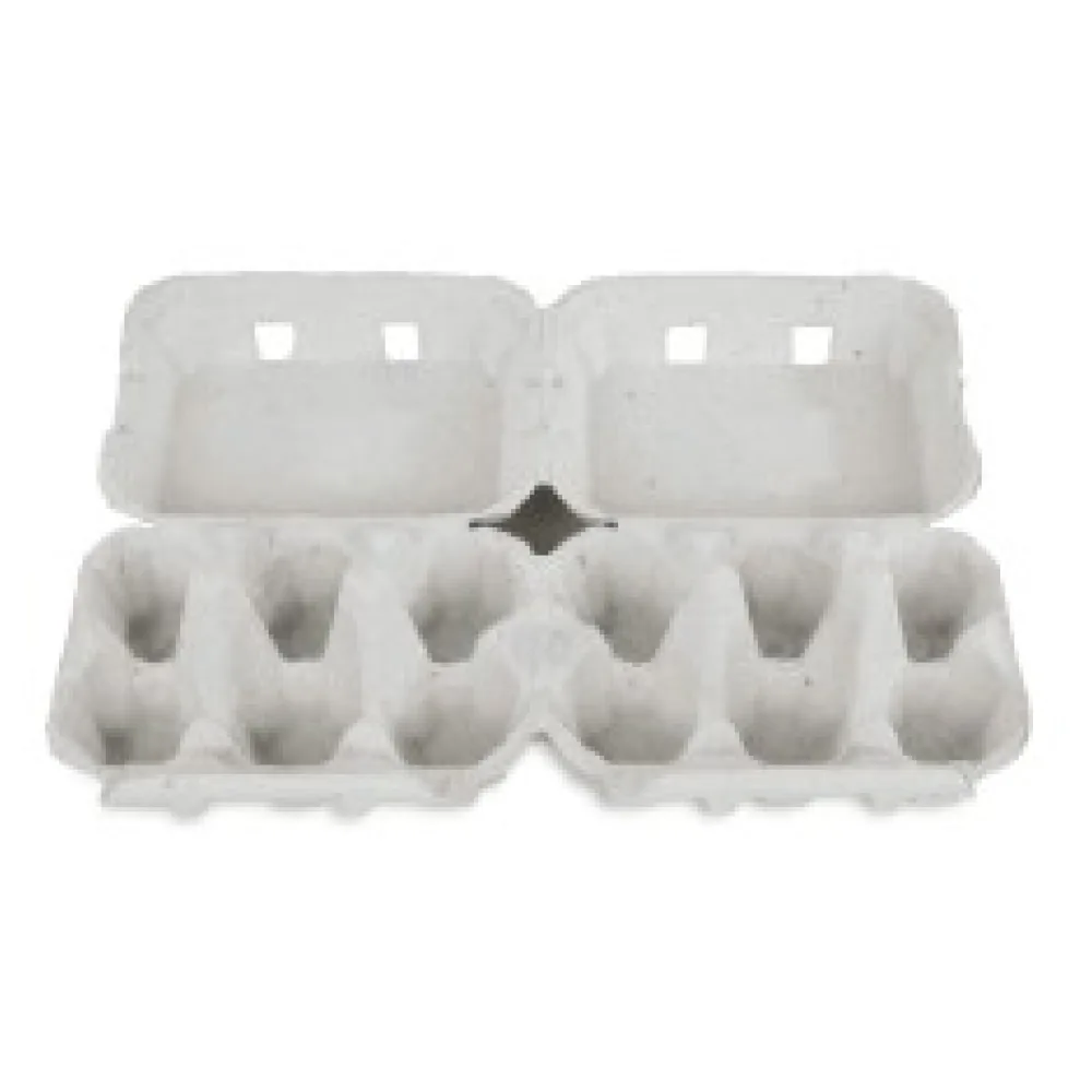 Eierverpackungen für 2x6 Eier, uni weiß, 130 Stk., für S, M, L