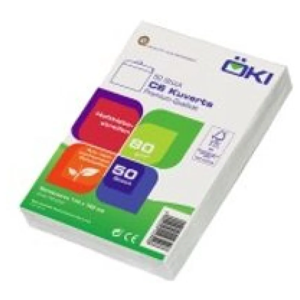 Kuvert C6 114x162mm weiß, 80 gr. Haftstreifen, 50 Stk. – Bild 3