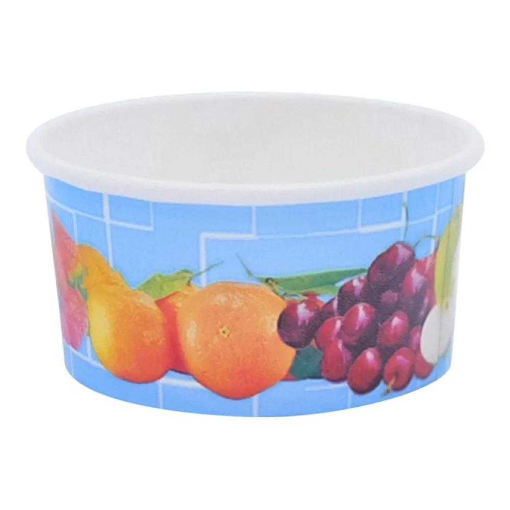 Eisbecher, Pappe rund 160 ml O 85mm, Höhe 43mm, "Fruchtreigen", 50 Stk. – Bild 2