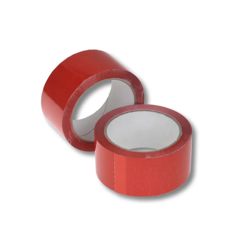 Klebeband Packband PP Acrylatkleber geräuscharm 50mm/66m, rot – Bild 2