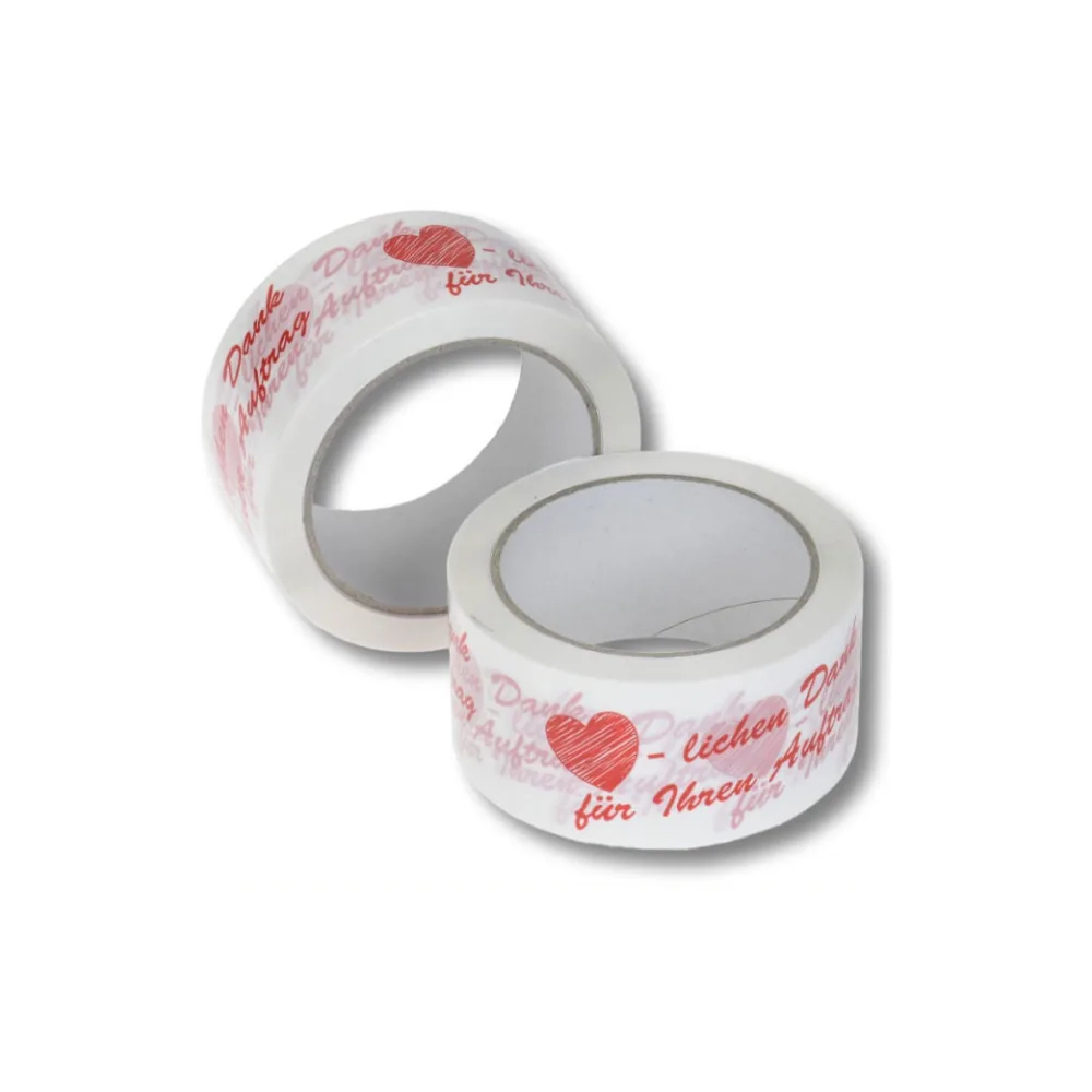 Klebeband Packband mit Aufdruck 'Herzlichen Dank für Ihren Auftrag' 50mm/66m – Bild 2