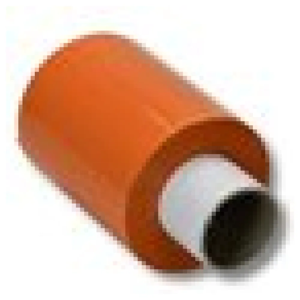 Bündelstretchfolie 100 mm 23my ORANGE, Kernlänge 140 mm, 150m – Bild 4