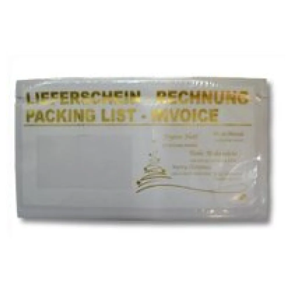 Dokumententaschen Begleitscheintaschen *Lieferschein/Rechnung* "Weihnachten" DIN Lang, 1000 Stk. – Bild 3