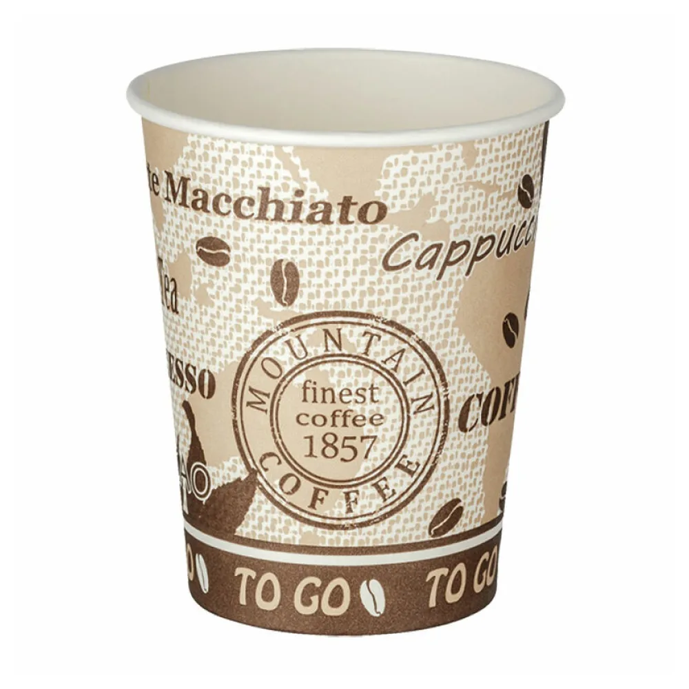 Kaffeebecher Getränkebecher 'Coffee Mountain' 300 ml kompakt, 50 Stk. – Bild 2
