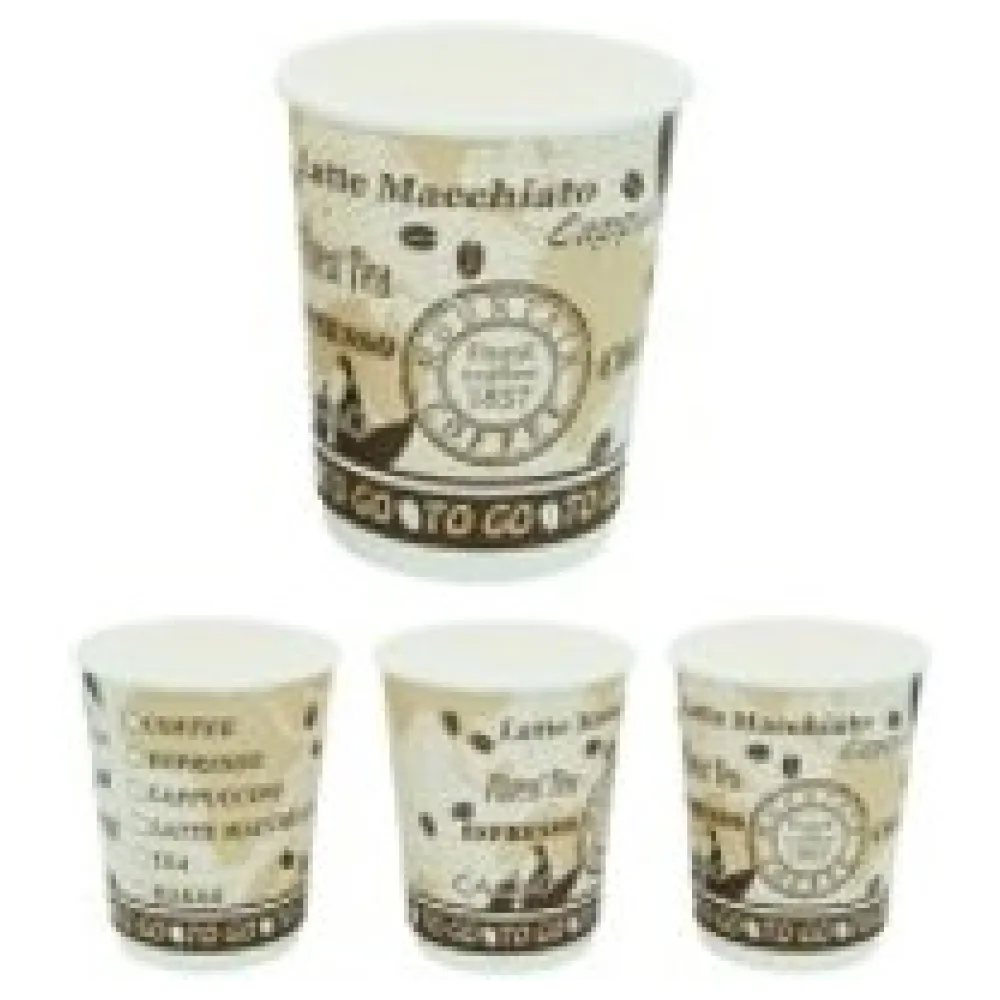 Premium Kaffeebecher Doppelwand, "Coffee to go", beschichtet, 200 ml, 35 Stk. – Bild 3