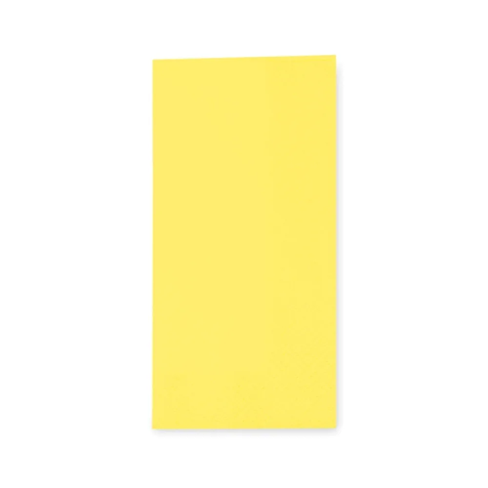 Servietten 33 x 33 cm 1/8 -Falz, 3-lagig gelb, 250 Stk. – Bild 2