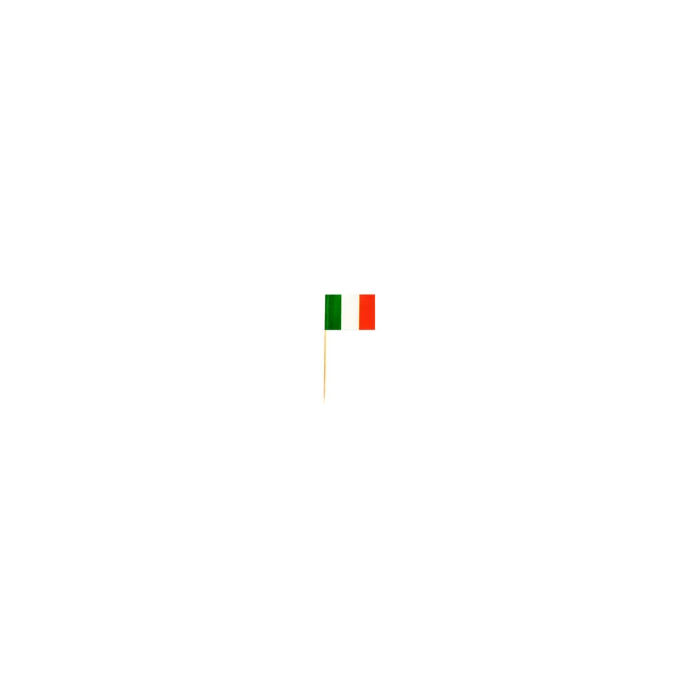 Flaggenpicker Fahnenpicker Deko-Picker Land 'Italien', 100 Stk.