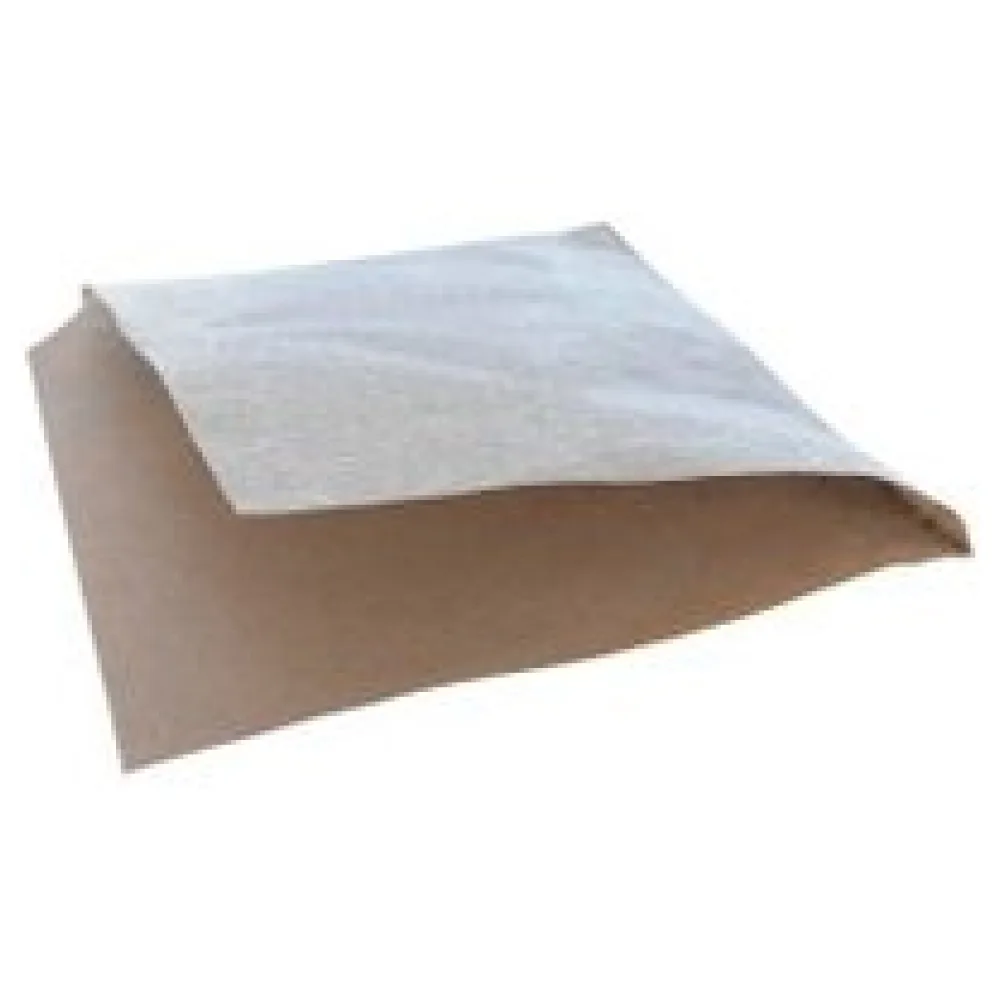 Hamburger Beutel braun 16 x 16 cm, oben und 1x seitlich offen, 500 Stk. – Bild 3