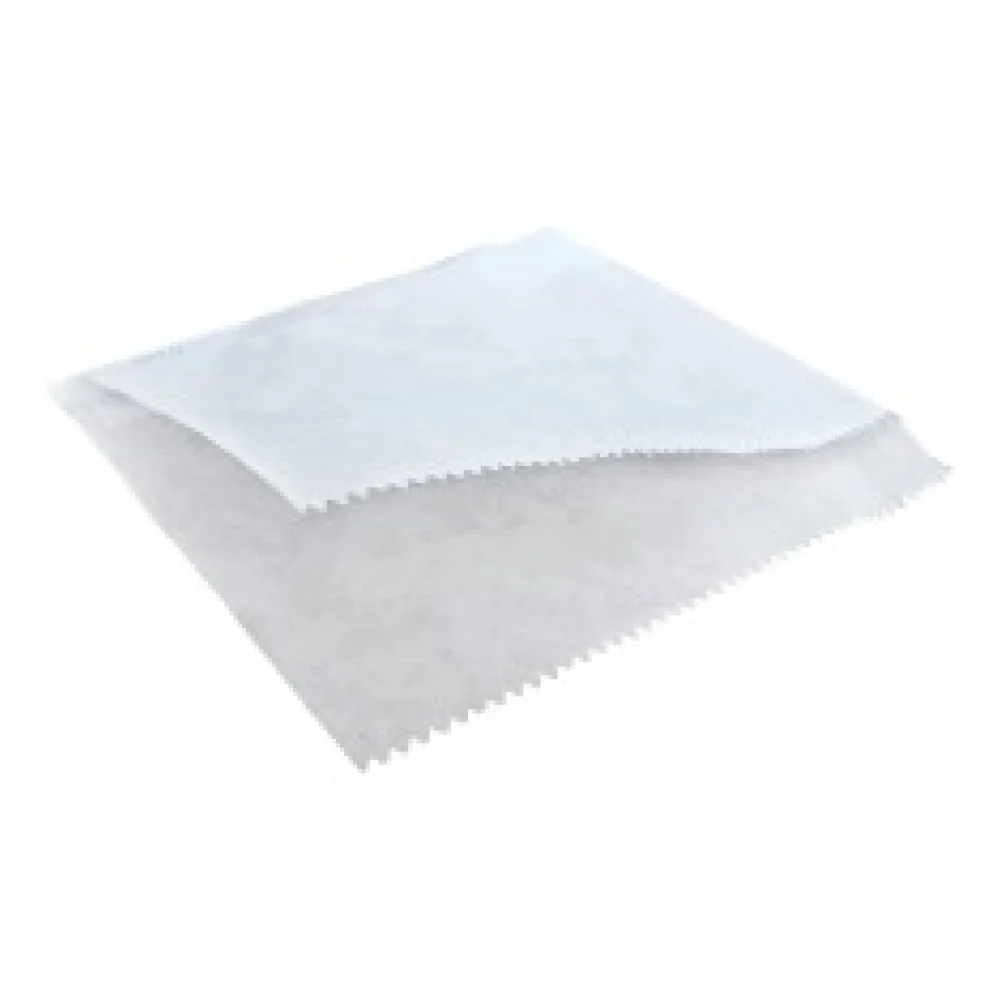 Hamburger Beutel weiss 16 x 16 cm, oben und 1x seitlich offen, 500 Stk.
