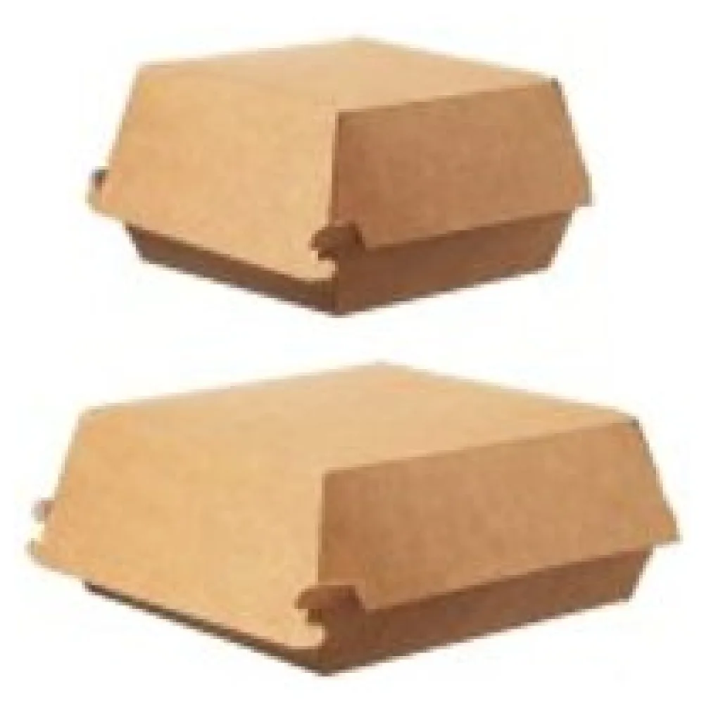 Hamburger-Box groß, Green by Nature, 145x145x80 mm, 100 Stk. – Bild 3