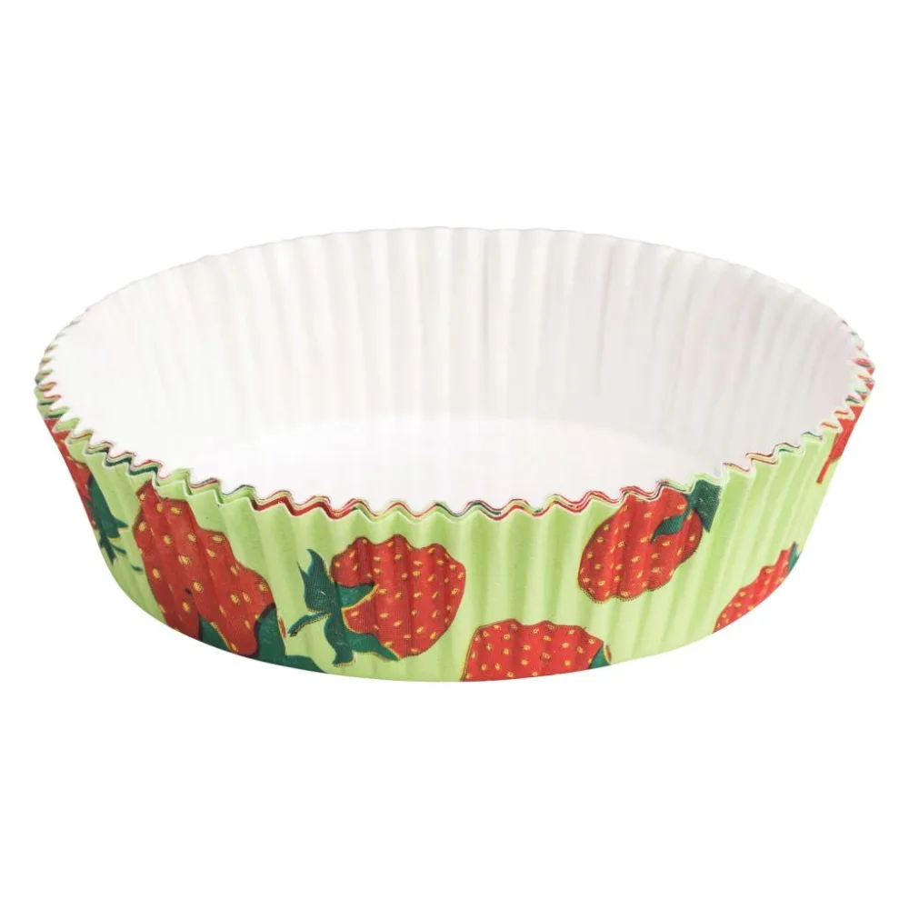 Tarte-Backform Quiche Obstkuchen, Erdbeere, fettdicht backfest 75x20 mm 12 Stk. – Bild 2