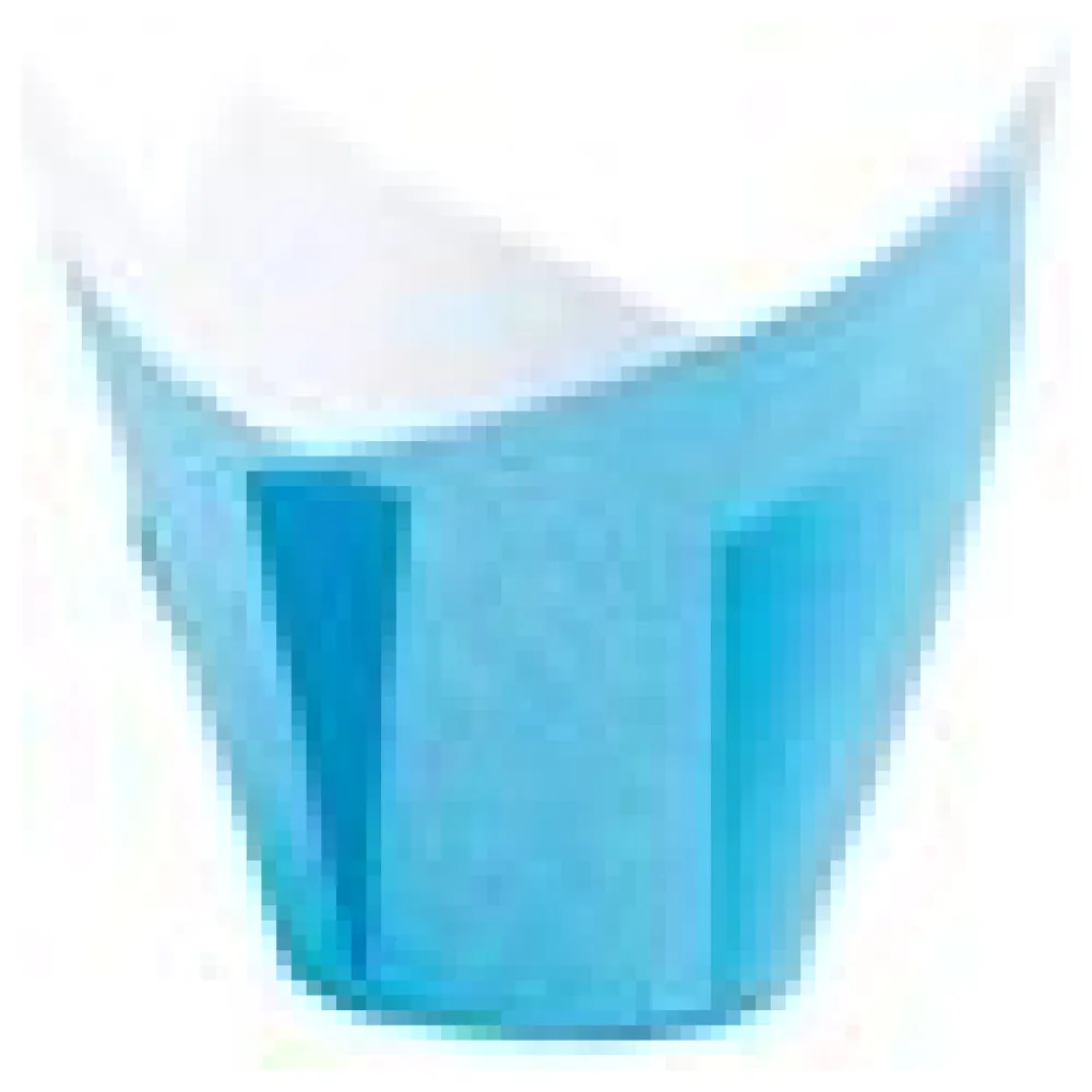 Muffin-Tulip-Wraps O 50 x 85 mm hellblau, 160x160 mm, 200 Stk. – Bild 4