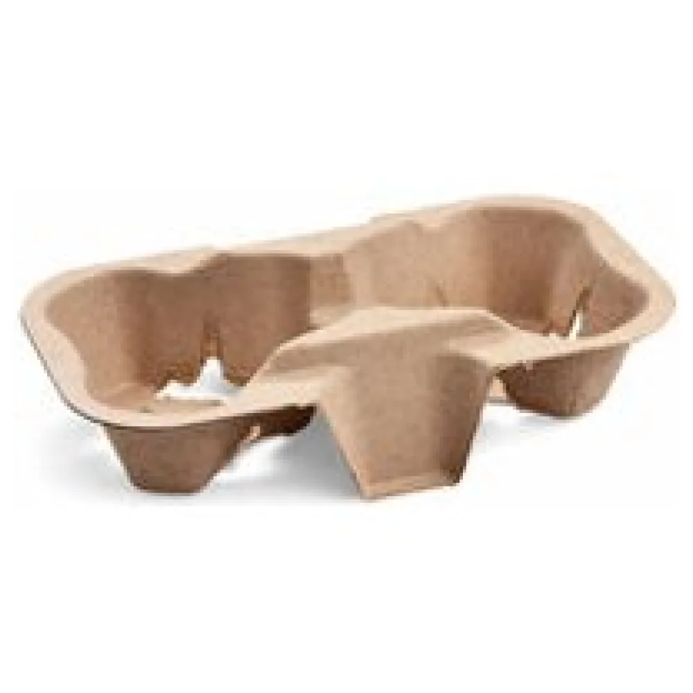 Getränkehalter Tragetablett Becherhalter 2 Becher Coffee to Go 19x11cm, 50 Stk. – Bild 3